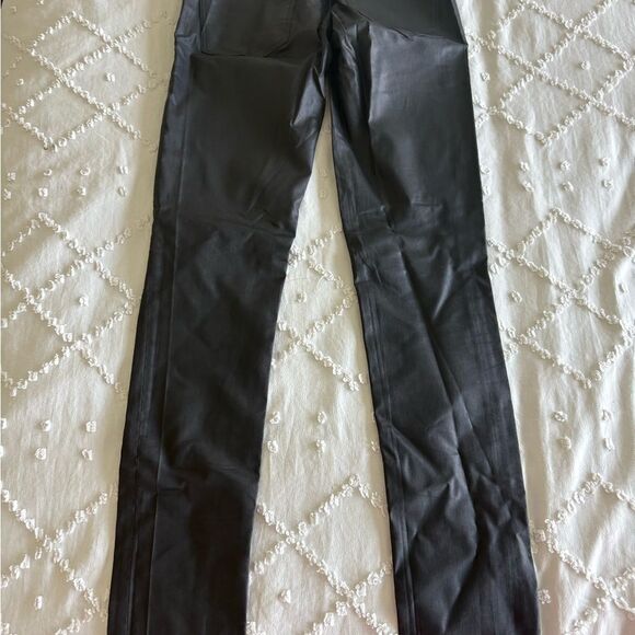 H&M Gray Super Skinny Shiny Black Pants - Picture 3 of 3